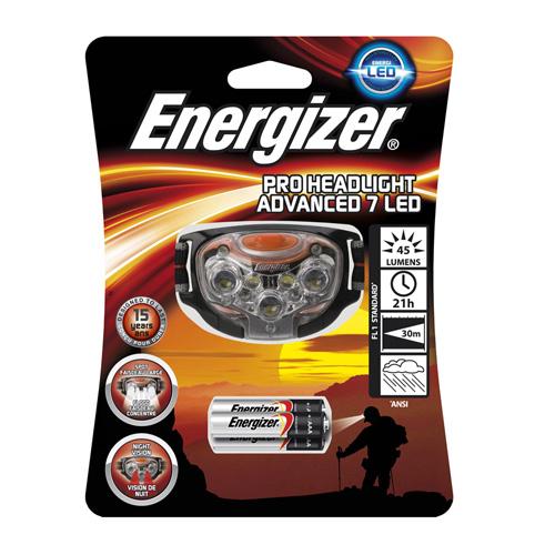 Energizer Linterna Frontal Pro 7led+3xaaa